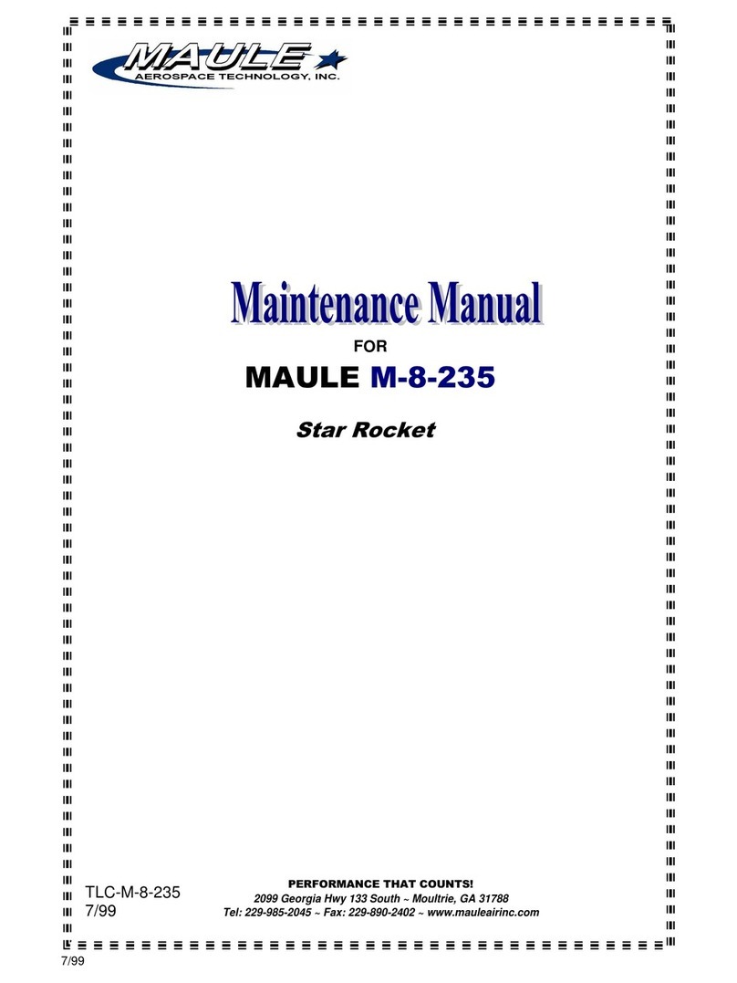MAULE Star Rocket M-8-235 Maintenance manual