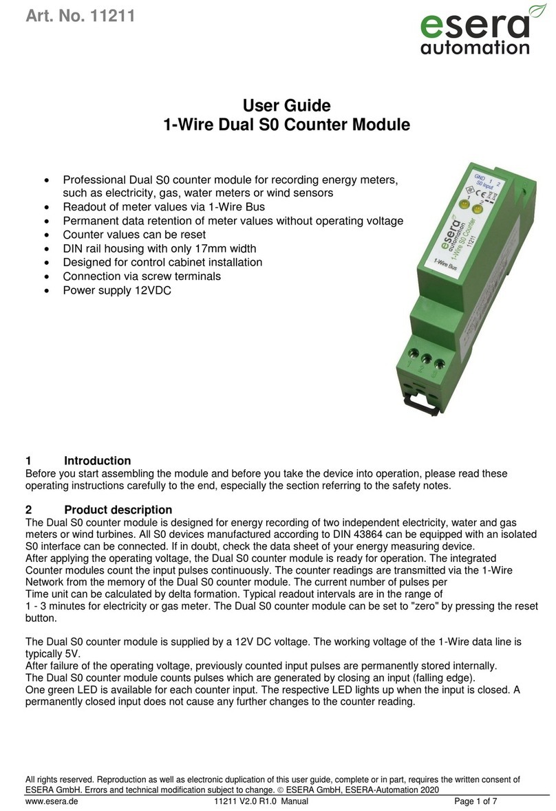 esera automation 11211 user guide