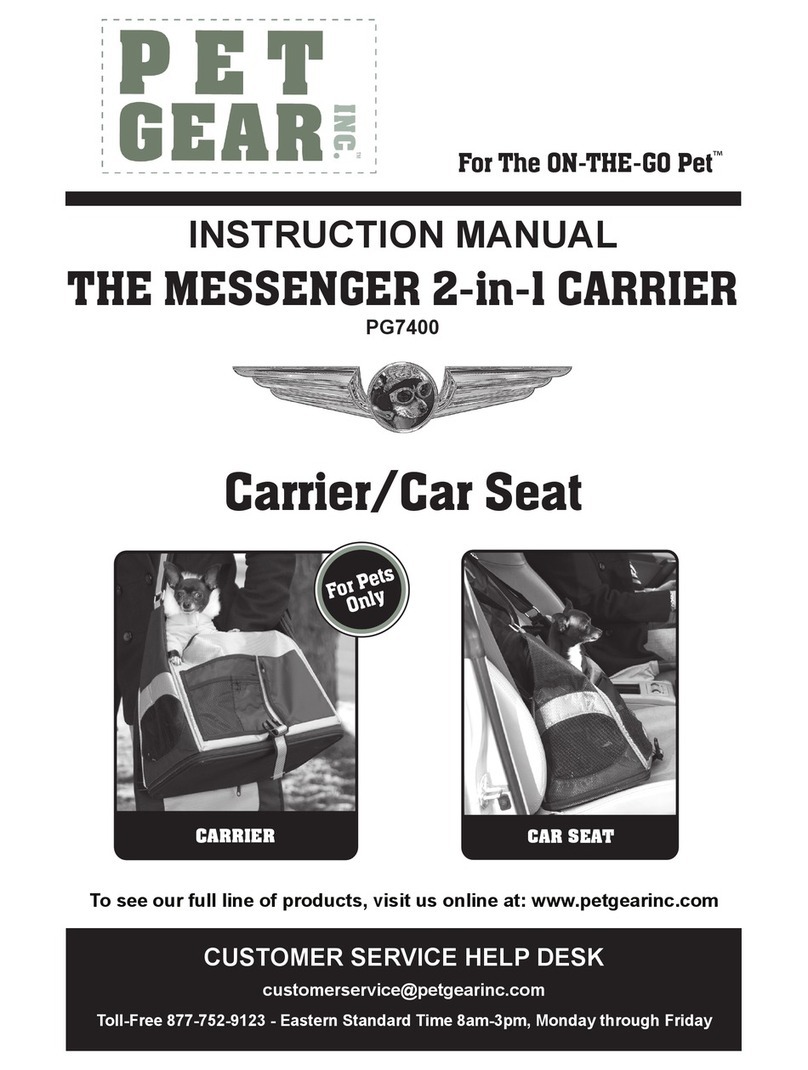 Pet Gear MESSENGER 2-in-1 instruction manual