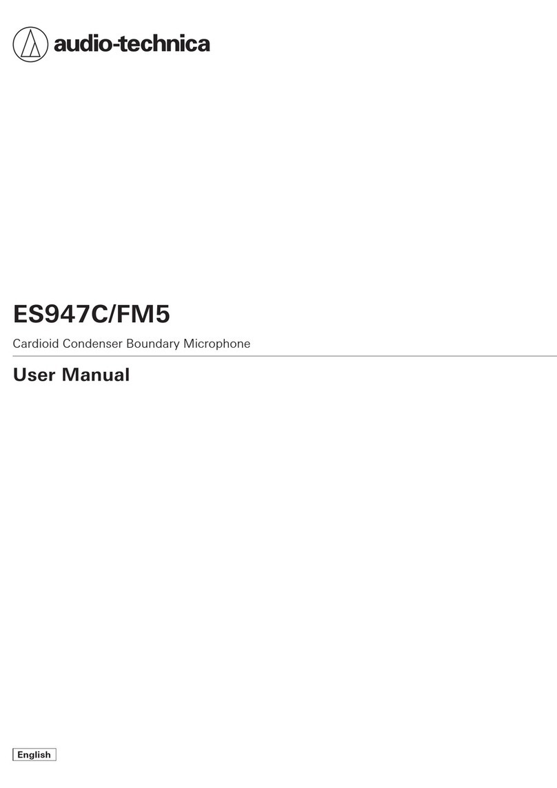 Audio Technica ES947C/FM5 User manual