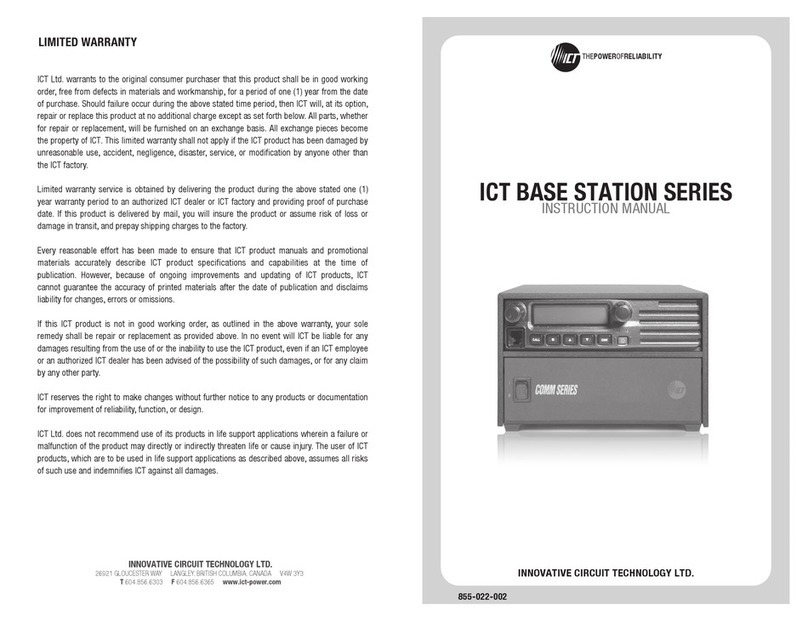 ICT BASE STATION Series instruction manual