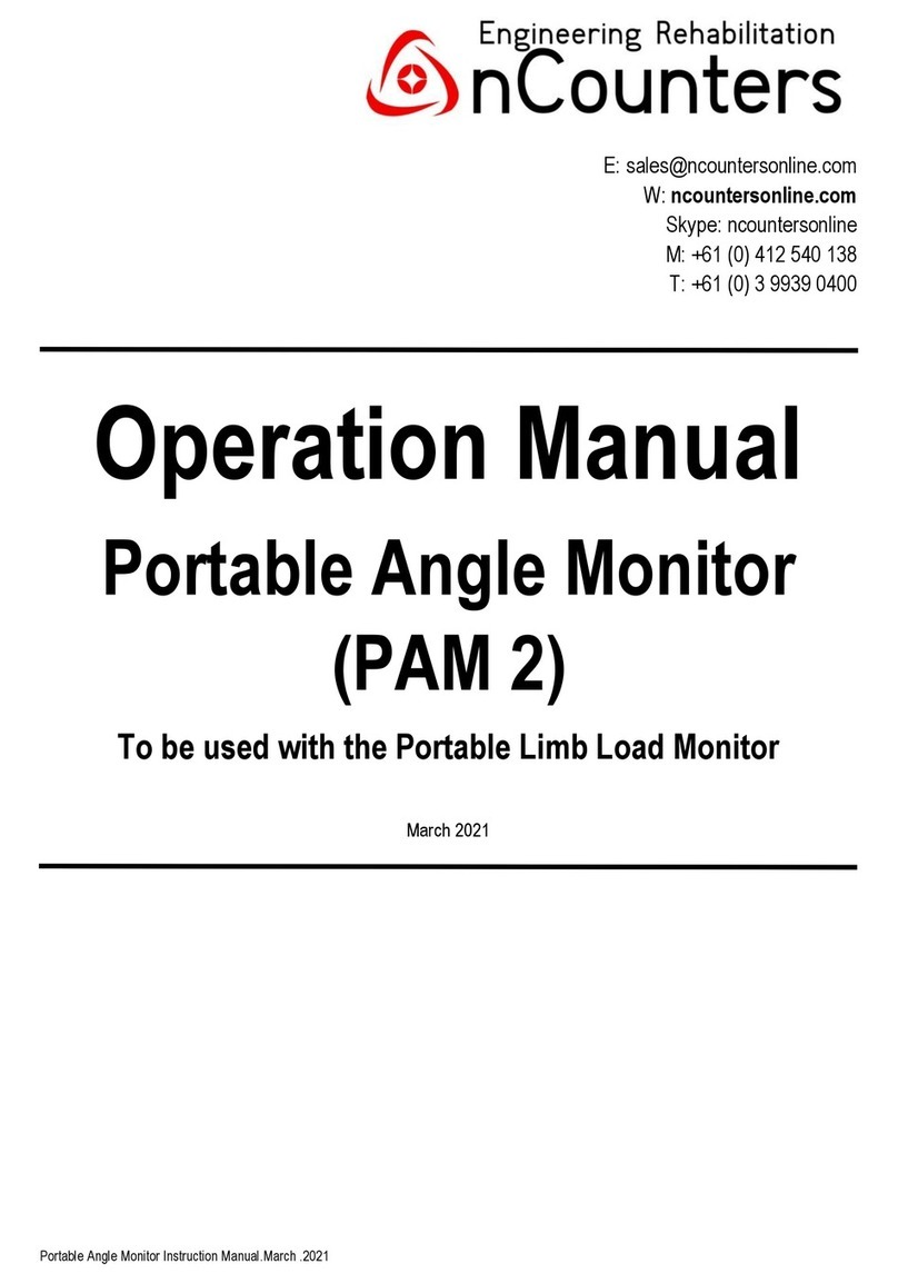 nCounters Portable Angle Monitor Operation manual nCounters Portable Angle Monitor Operation manual
