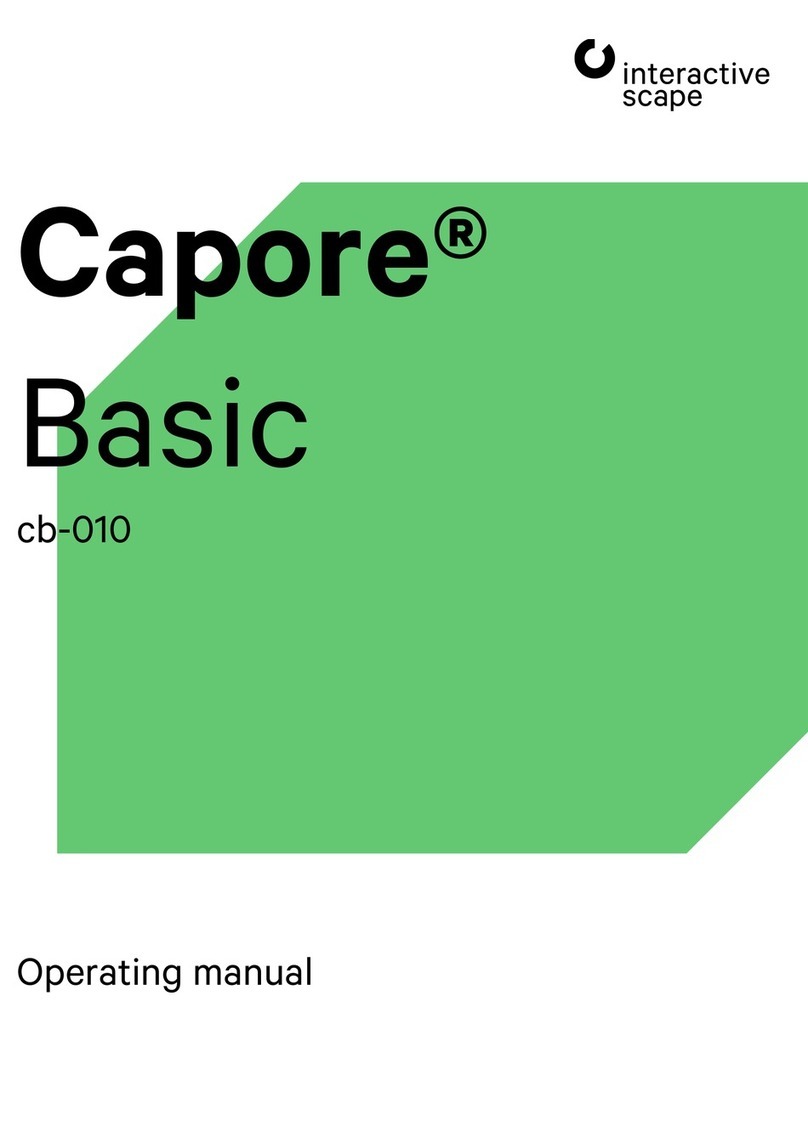 interactive scape Capore Basic User manual