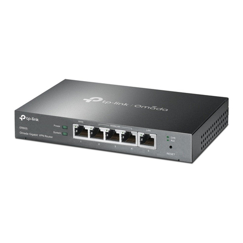 TP-Link ER605 User manual TP-Link ER605 User manual