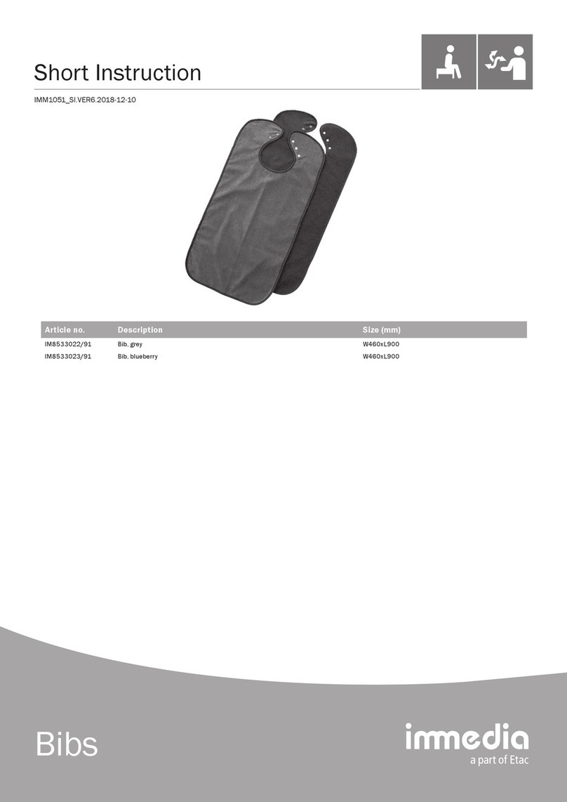 Etac immedia IM8533022/91 Short Instruction