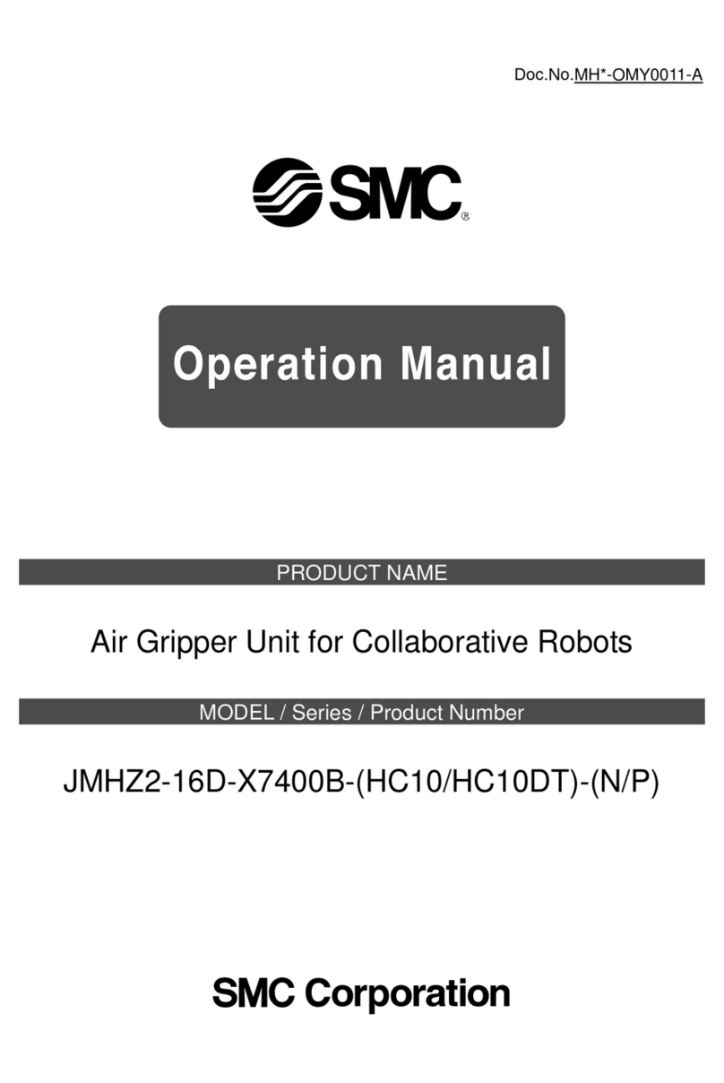 SMC Networks JMHZ2-16D-X7400B-HC10-N Operation manual