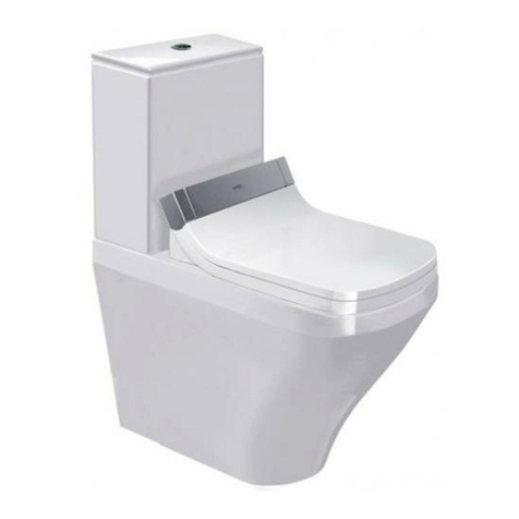 DURAVIT SensoWash DuraStyle 2156592000 User manual