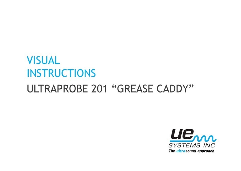 UE Systems GREASE CADDY ULTRAPROBE 201 VISUAL INSTRUCTIONS