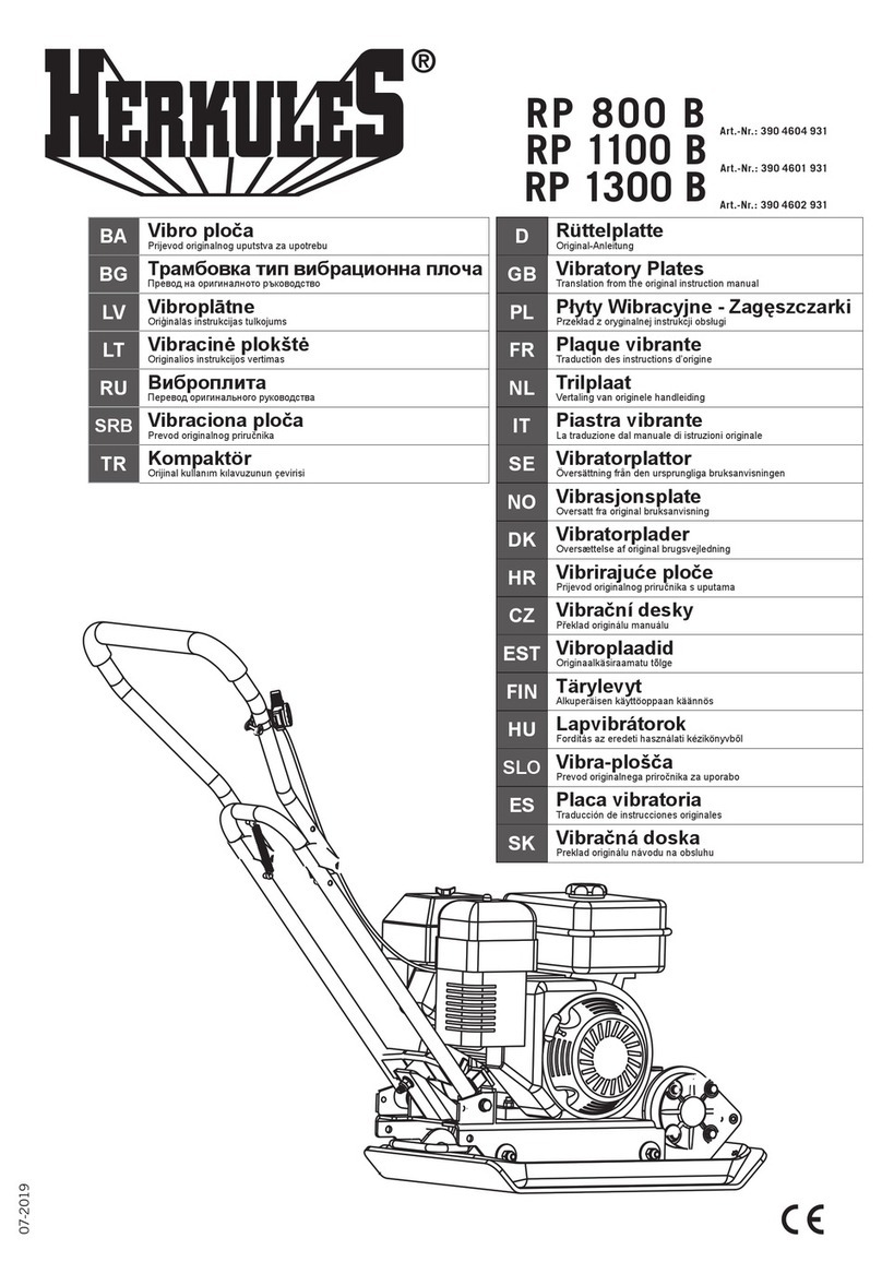 HERKULES RP 800 B Original instruction manual