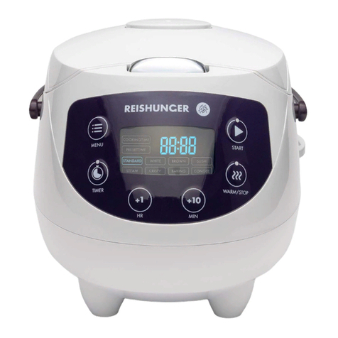 Reishunger DIGITAL MINI RICE COOKER user manual