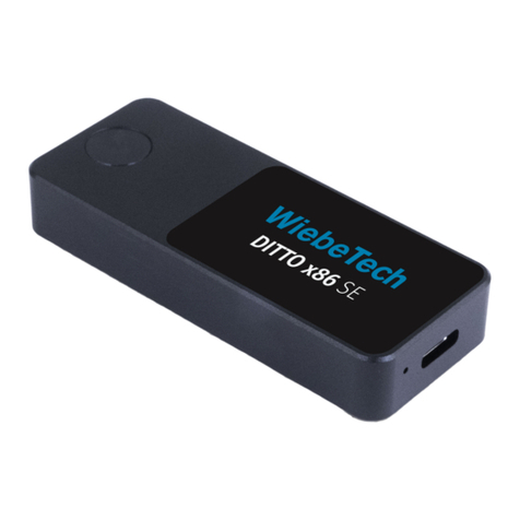WiebeTech Ditto x86 SE quick start guide