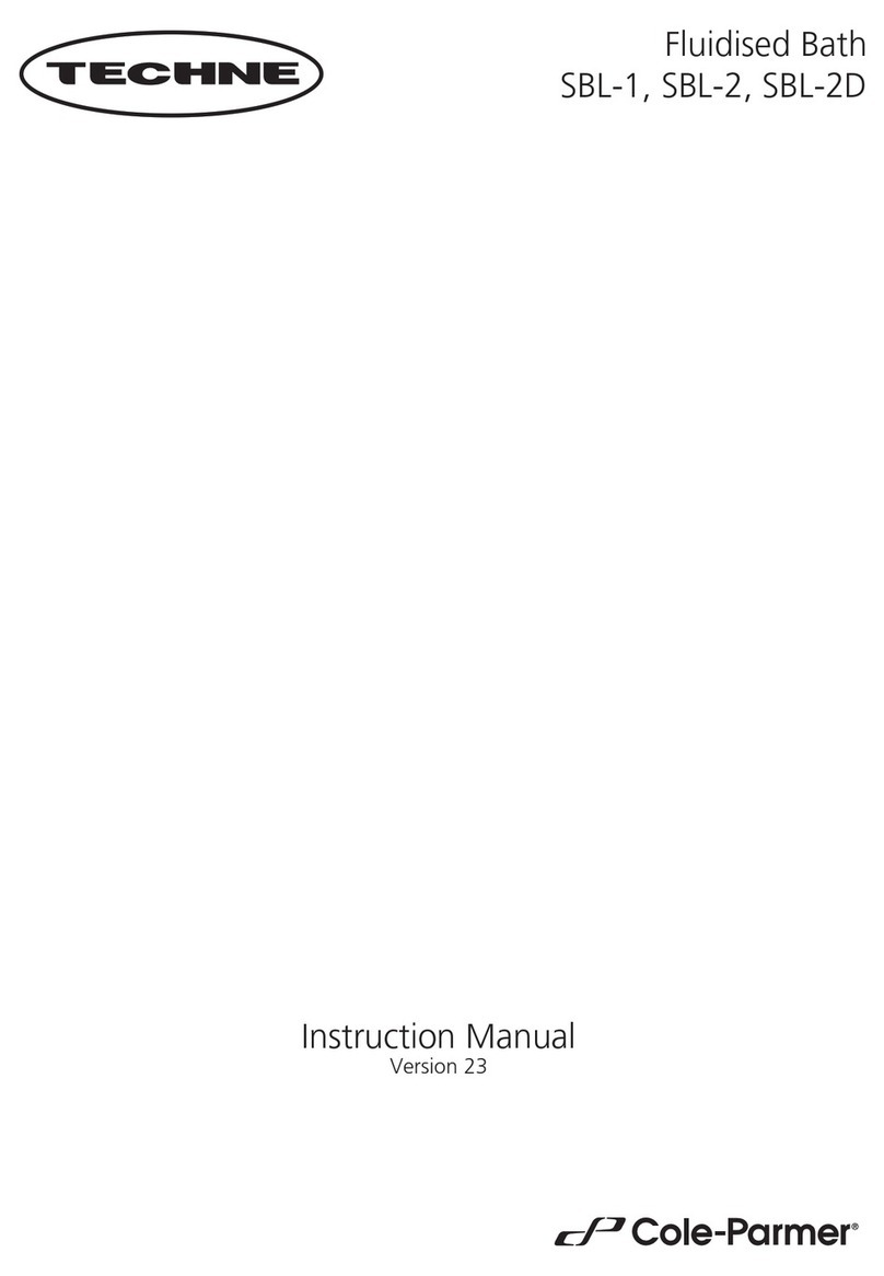 Cole Parmer Techne SBL-1 instruction manual