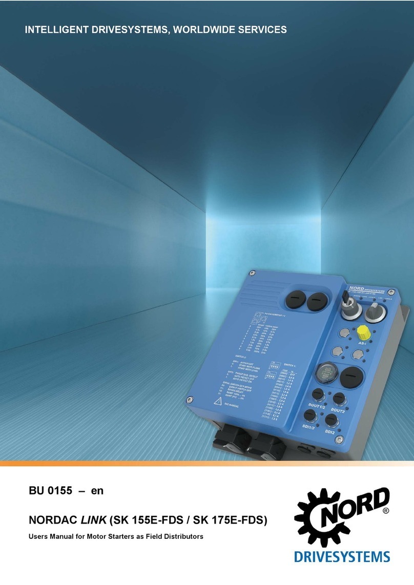 Nord Drivesystems NORDAC LINK SK 155E-FDS Series user manual