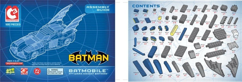 C3 BATMOBILE WITH DARK KNIGHT BATMAN Assembly guide