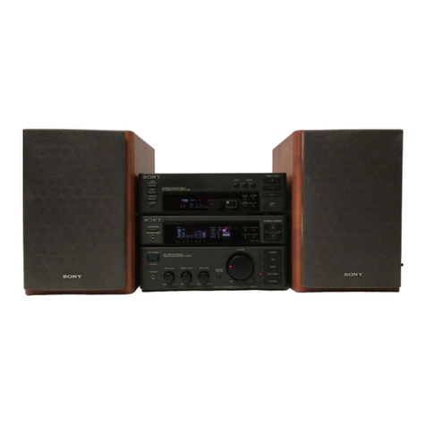 Sony MHC-3500 - Mini Hi-fi Bookshelf System User manual