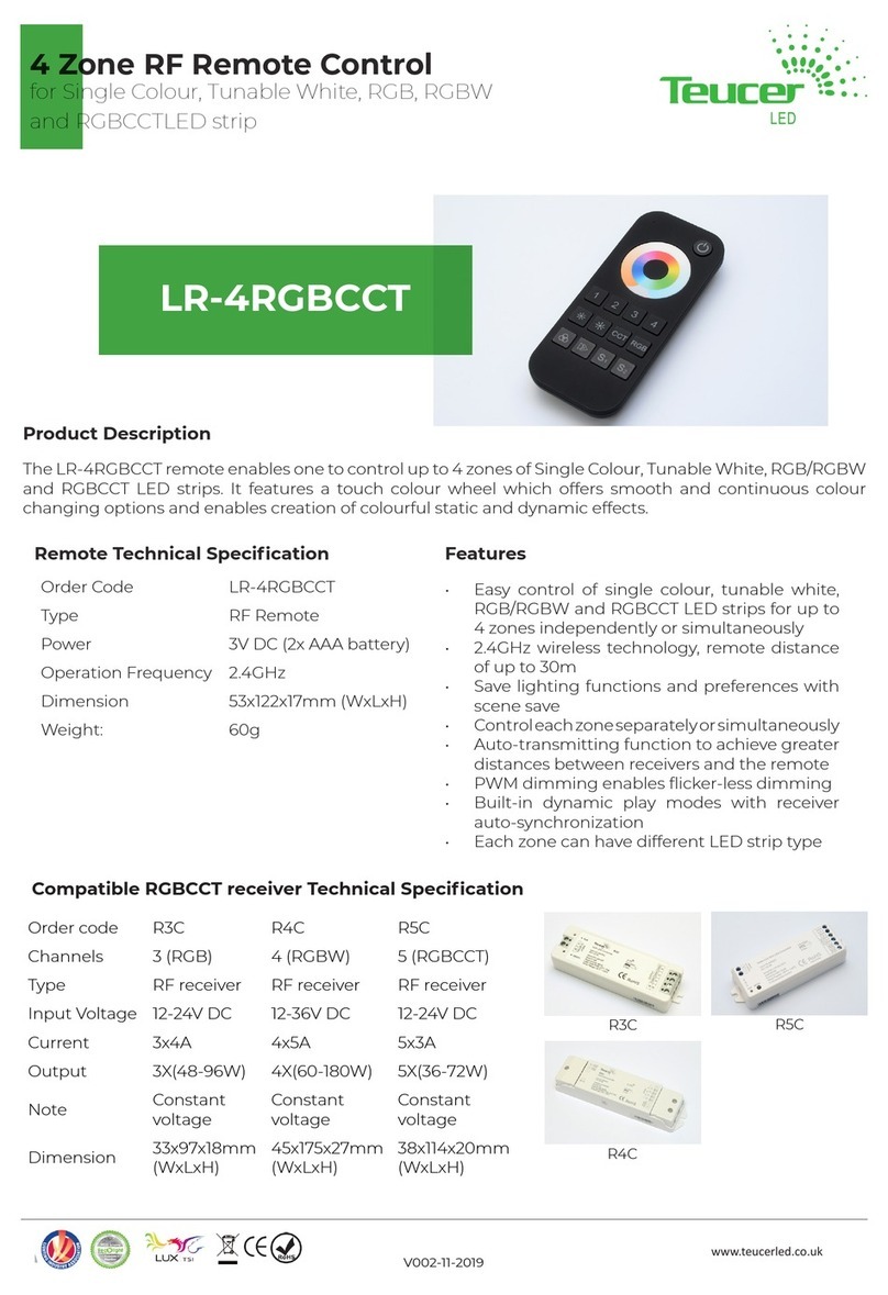 TEUCER LR-4RGBCCT User manual