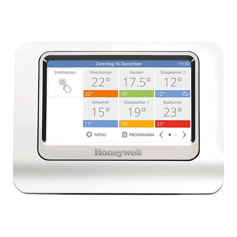Honeywell Home resideo evohome ATC928G2000 user guide