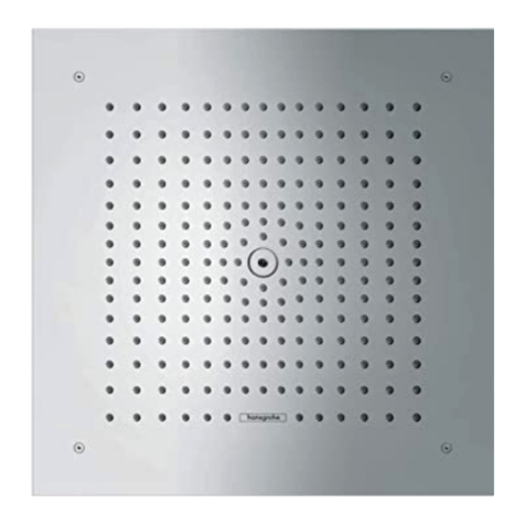 Hans Grohe Raindance 400 Square Installation/User Instructions/Warranty Hans Grohe Raindance 400 Square Installation/User Instructions/Warranty