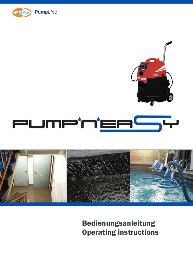 Clean Track Pump Series operating instructions