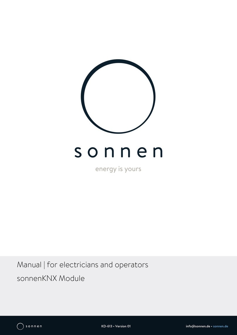 Sonnen KNX manual