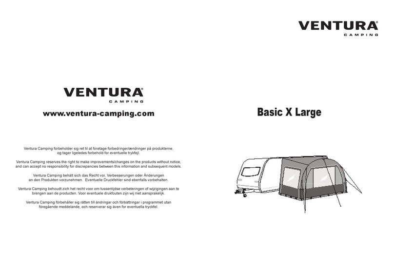 Ventura Camping Basic X Large quick start guide