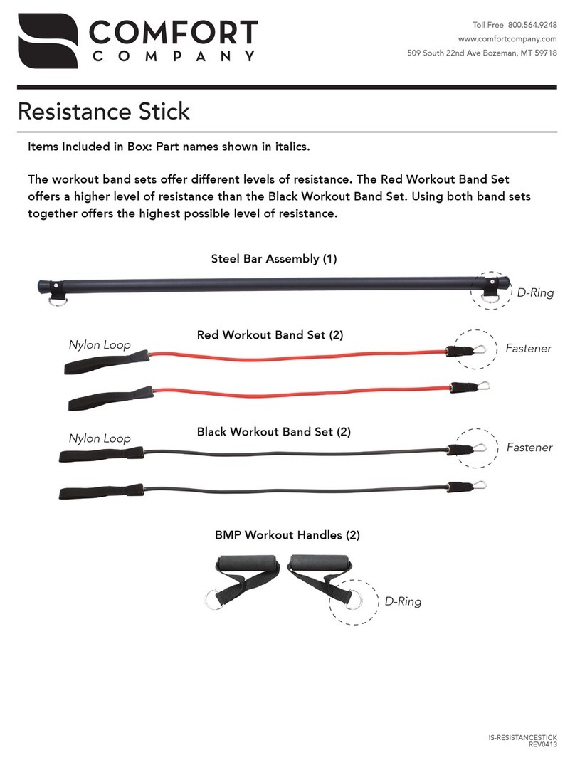 Comfort Company Resistance Stick quick start guide