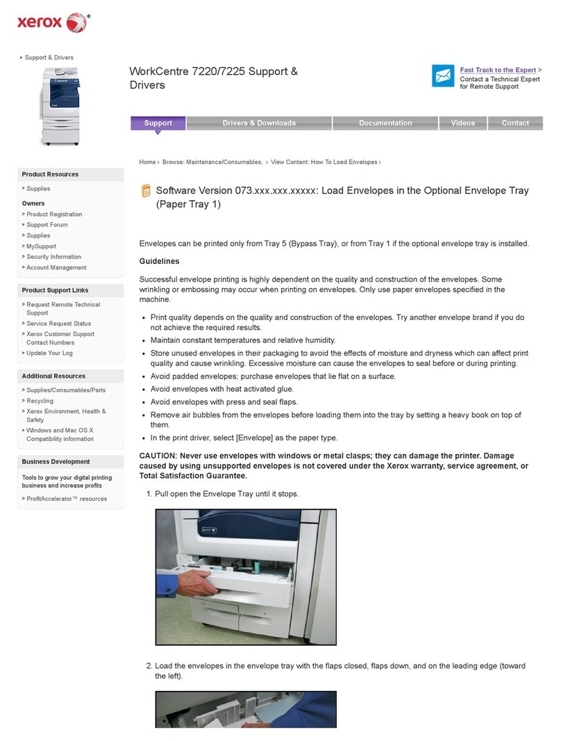 Xerox WorkCentre 7220 User manual