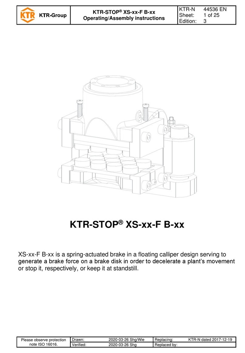 KTR-Group KTR-STOP XS F B Series Manual