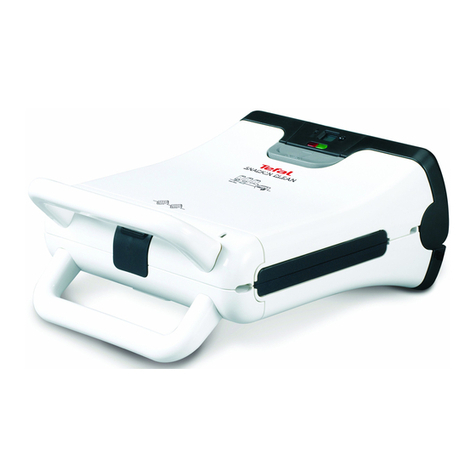 TEFAL SNACK'N CLEAN SW371212 manual