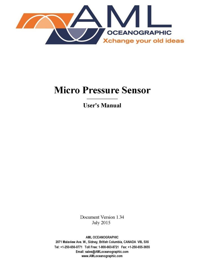 AML Oceanographic Keller PA-10 user manual