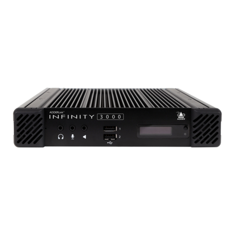 ADDER ADDERLink INFINITY 3000 user guide