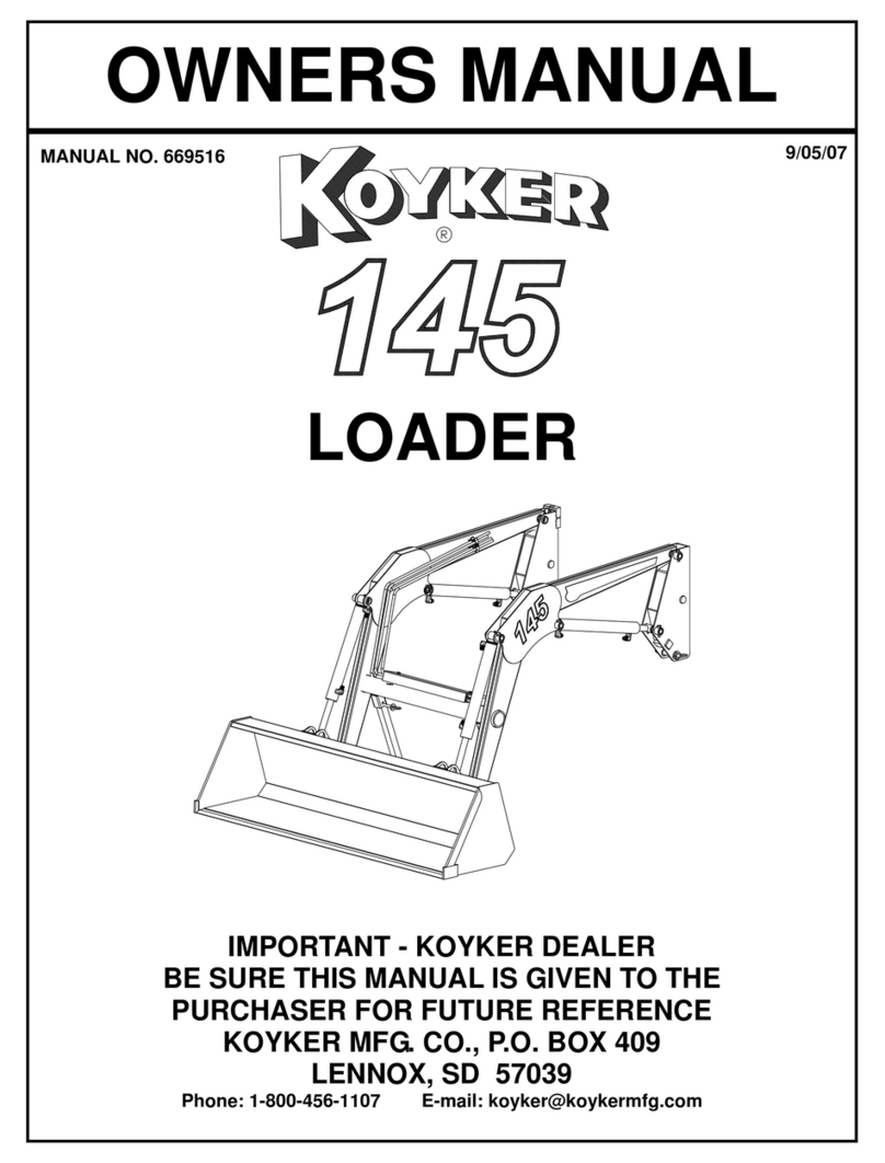Koyker 145 owner's manual