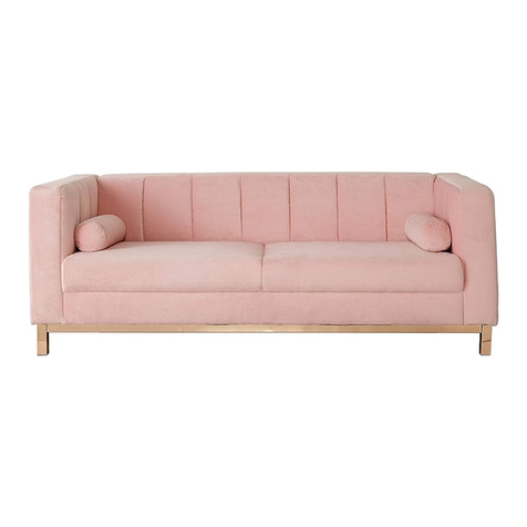 Incy Interiors Sybilla Settee 4003 User manual