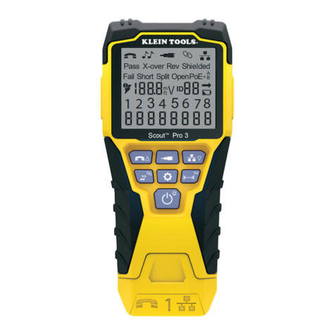 Klein Tools VDV Scout Pro 3 User manual