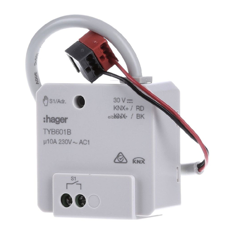 hager TYB601B quick start guide