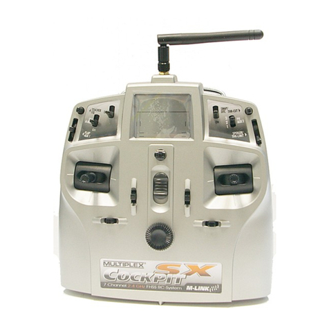 Multiplex COCKPIT SX M-LINK Operating instructions