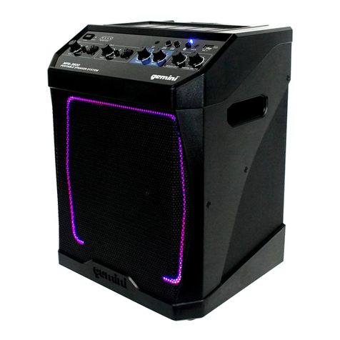 Gemini MPA-3600 quick start guide