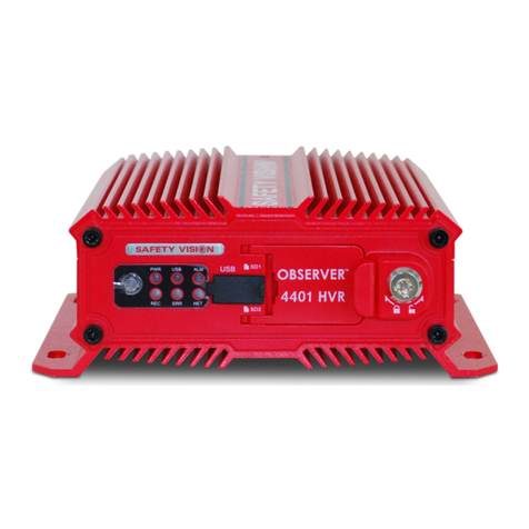 Safety Vision OBSERVER 4401-HVR Hardware user's guide