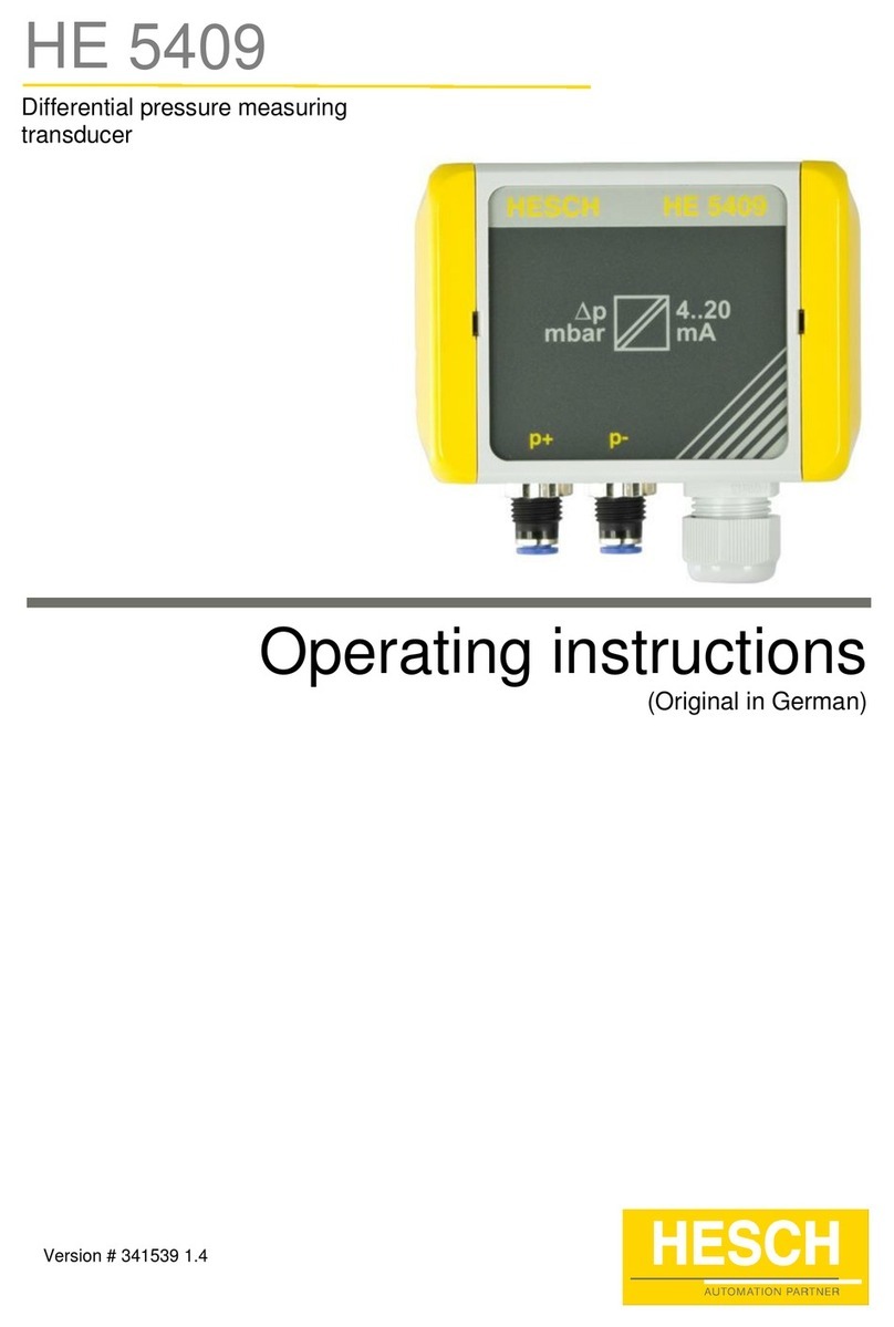 HESCH HE 5409 operating instructions