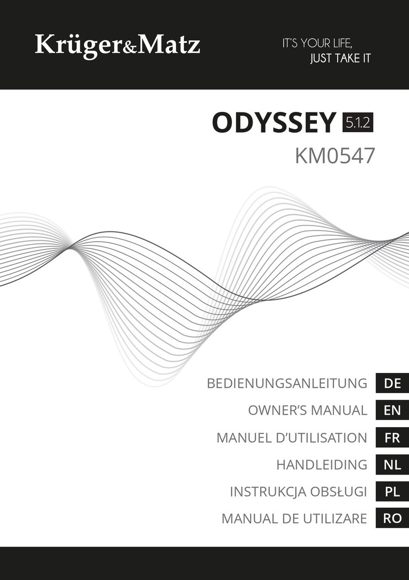Krüger & Matz Odyssey 5.1.2 owner's manual