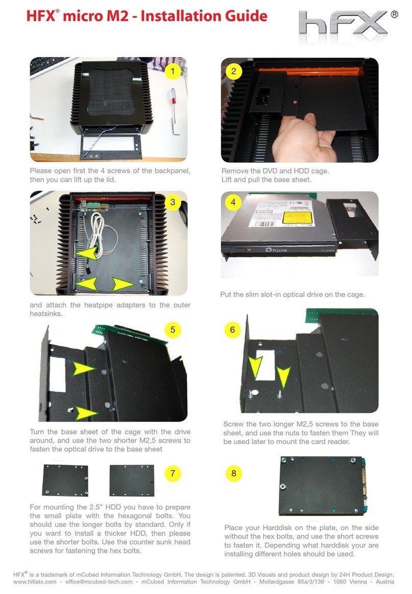 Mcube HFX micro M2 installation guide