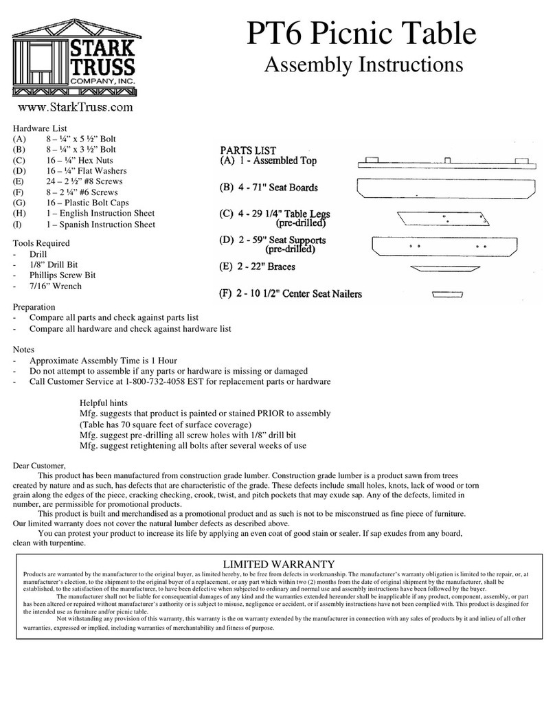 Stark Truss PT6 Assembly instructions Stark Truss PT6 Assembly instructions