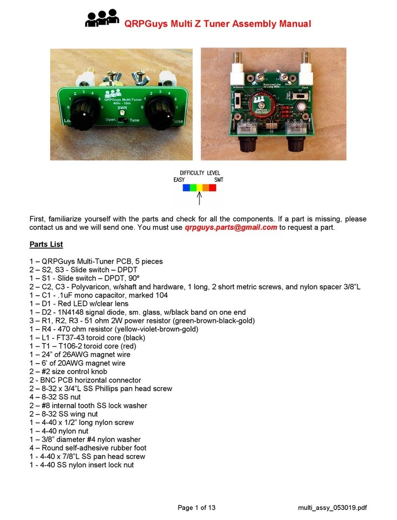 QRPGuys Multi Z Assembly manual