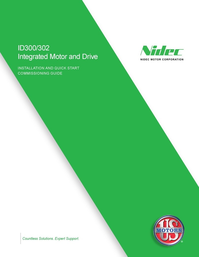 Nidec LEROY-SOMER Commander ID300 User manual