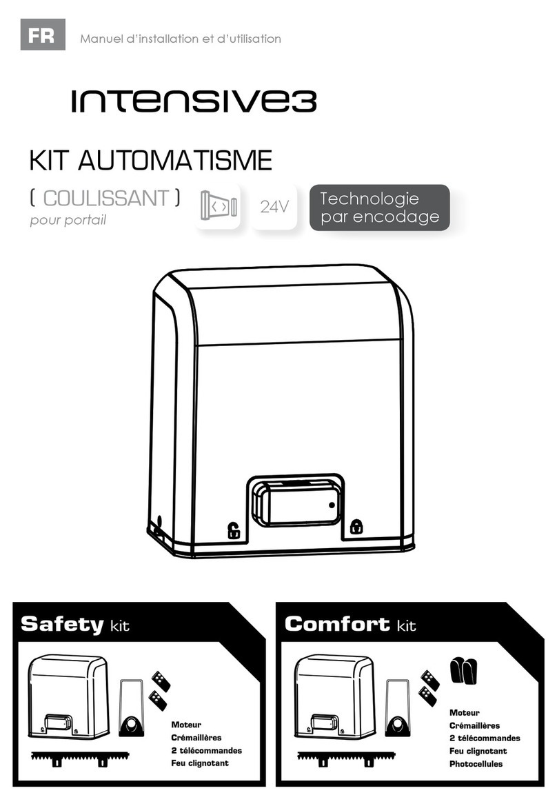SCS INTENSIVE 3A Installation and user manual