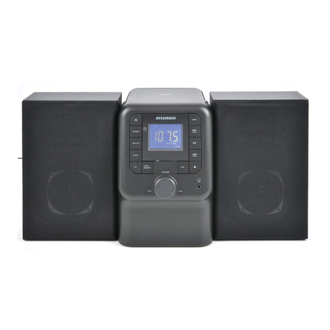 Sylvania SRCD2732BT User manual