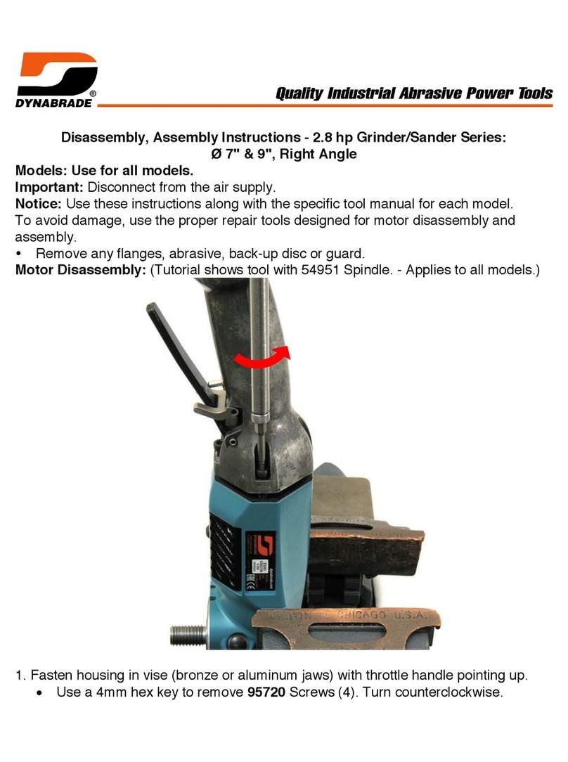 Dynabrade Grinder Series User manual