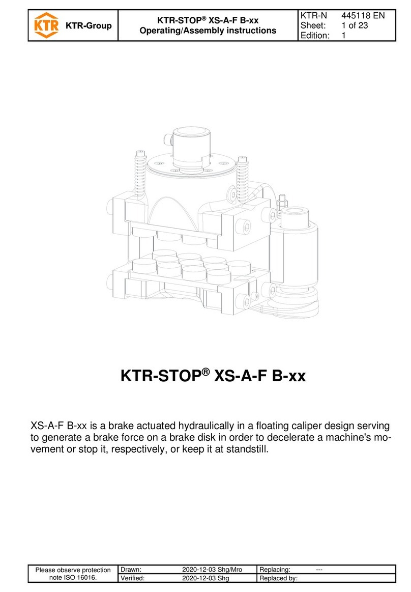 KTR-Group KTR-STOP XS-A-F B Series Manual KTR-Group KTR-STOP XS-A-F B Series Manual
