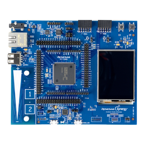 Renesas Synergy Promotion Kit S5D9 User manual
