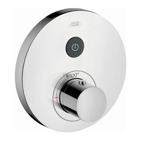 Axor ShowerSelect Round 36722 1 Series Instruction Manual Axor ShowerSelect Round 36722 1 Series Instruction Manual
